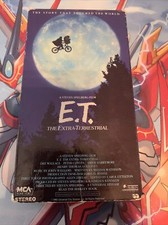 E.T. ET The Extra Terrestrial VHS 1982 Rare Green and Black Tape Spielberg