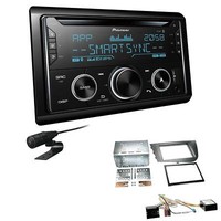 Pioneer Autoradio Bluetooth USB FüR Seat Leon 2005-2009 Anthrazit Inkl Canbus