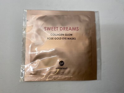 Glowiest Sweet Dreams Collagen Glow Rose Gold Eye Masks   Set Of 2