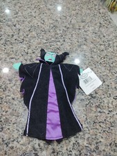 Disney Bean Bag Plush - MALEFICENT Sleeping Beauty  11 inch -Mint Stuffed Toy