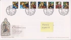 BETHLEHEM PMK GB ROYAL MAIL FDC 2009 CHRISTMAS STAMP SET