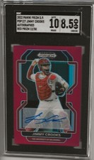 2022 PANINI PRIZM D.P. #PDP127,AUTO, 12/59 RED PRIZM, JIMMY CROOKS, RC