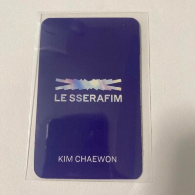 LE SSERAFIM CHAEWON Perfect Night broadcast photocard Limited to