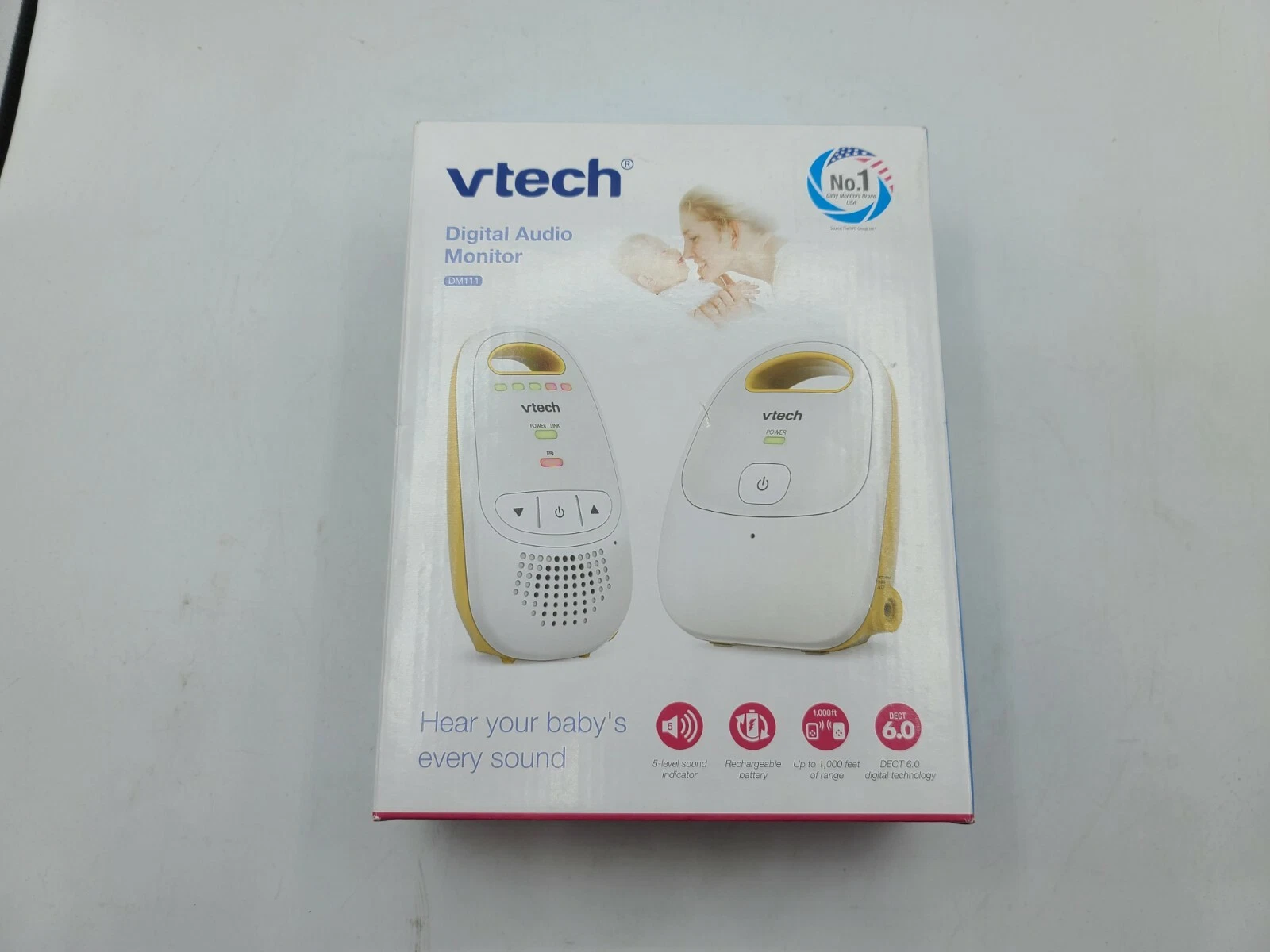 VTech DM111 Digital Audio Baby Monitor -NEW- M38