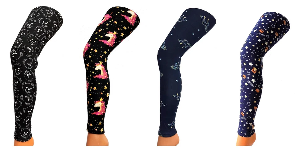 Mädchen Winterleggings warm Hose Winter Leggings Legings Winterhose Thermo - Bild 2 von 3