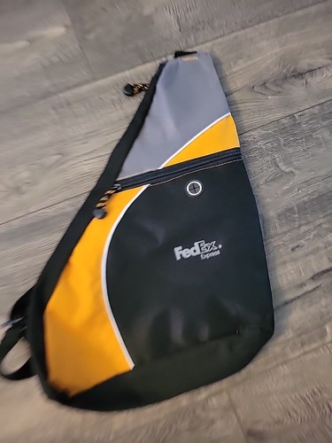 Fedex Express Shoulder Sling Black  Bag Adjustable