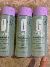 Clinique All About Clean Liquid Facial Soap Mild Dry/Combo 6.7 oz
