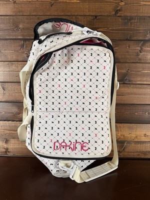Dakine Retro Graphic Ski / Snowboard Boot Duffel Bag White & Pink