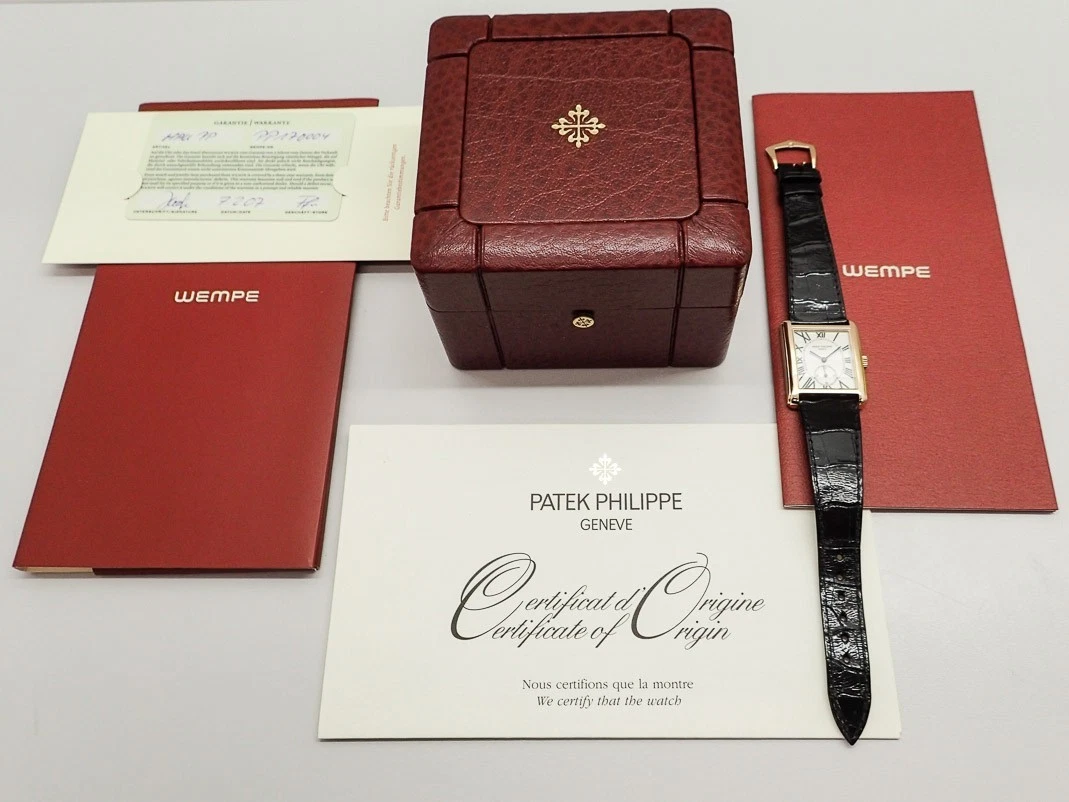 RELOJ PATEK PHILIPPE GONDOLO CAJA PAPELES 2007 Ref. ORO 5014 J-013