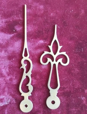 Aiguilles De Comtoise Reproduction Modèle 424 - Métal, Neuves, Compatibles Horloges Comtoises Murales