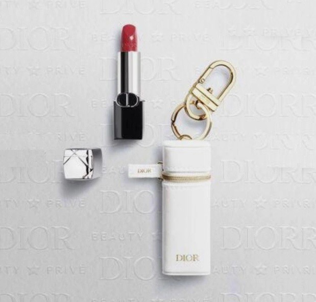 Dior Rouge Dior Full Size Lipstick 720 Icone Satin + Keychain