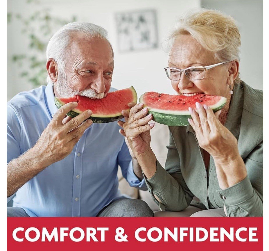 4 Pack Sea-Bond Secure Denture Adhesive Seals, Original Uppers, Zinc-Free 30 Ct