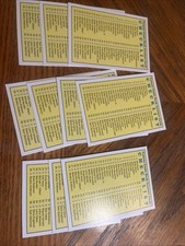 Lot X 10 Checklist 1992 Eclipse Famous Comic Book Creators Card #110 Pack Fresh