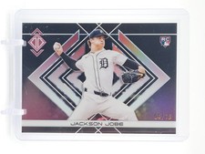 JACKSON JOBE 2025 TOPPS TRANSCENDENT BLACK #60 ROOKIE /10 TIGERS Q1977