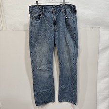 LEVI STRAUSS CO 559 Men's Blue Straight Denim Jeans Size W36/L34