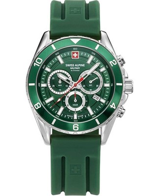 Swiss Alpine Military 7034.9834 Mens Watch Sierra Chronograph 43mm 10ATM