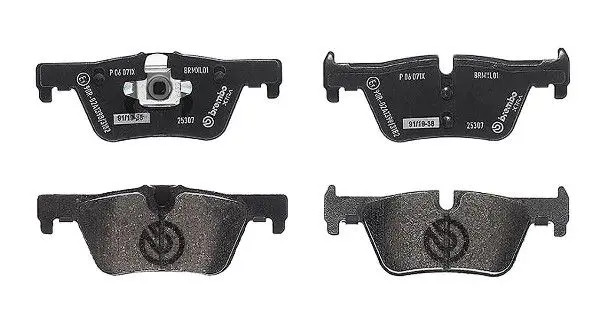 BREMBO P 06 071X Brake Pad | Kompatibel mit: BMW 1, 1, 2 Cabriolet, 2 Coupe, 3, 3 Gran Turismo, 3 Touring, 4 Cabriolet, 4 Coupe, 4 Gran Coupe, X3 - Bild 5