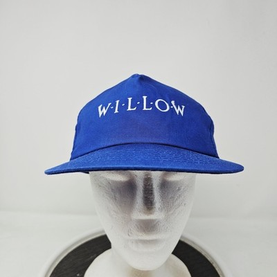 Willow Hat Cap Baseball Snapback One Size Blue Mens Twill Logo Embroidered