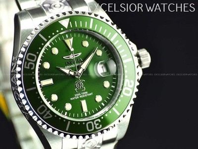 Invicta Grand Diver Automatic Dual Time Men's 47mm Stainless Watch