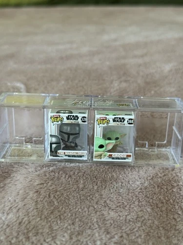 Funko Pop Bitty Pop Star Wars The Mandalorian & Baby Yoda Grogu