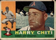 1960 Topps #339 Harry Chiti Kansas City Athletics Poor