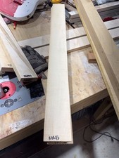 CURLY SOFT MAPLE NECK BLANK LUTHIER LUMBER 35 3/4"X3 1/2"X15/16"
