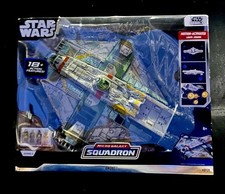 Star Wars Micro Galaxy Squadron 15    Ghost w 4 Mini Figures Lights & Sounds