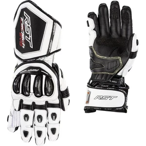 RST Tractech Evo 4 Ce Motorbike Motorcycle Leather Gloves White / White / Black