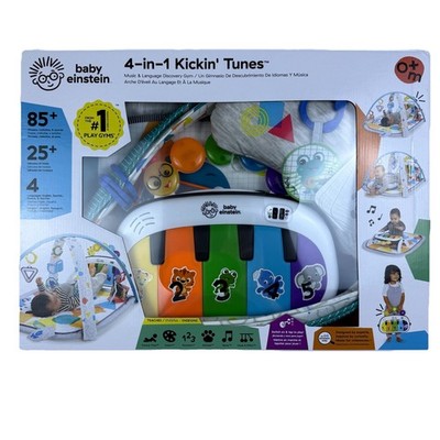BABY EINSTEIN 4-IN-1 KICKIN TUNES MUSIC & LANGUAGE ACTIVITY MAT New