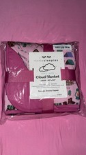 Little Sleepies Triple Layer Double-Sided Cloud Blanket Large Pink Camping 50x50