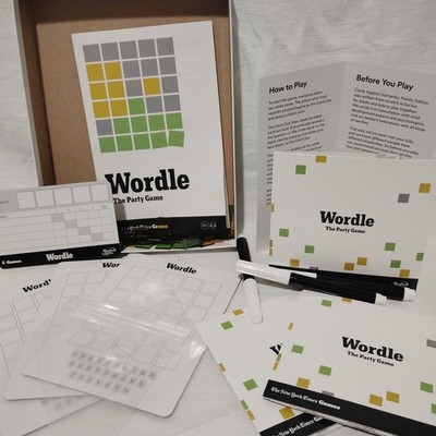 Wordle The Party Game Hasbro Board Game - New York Times