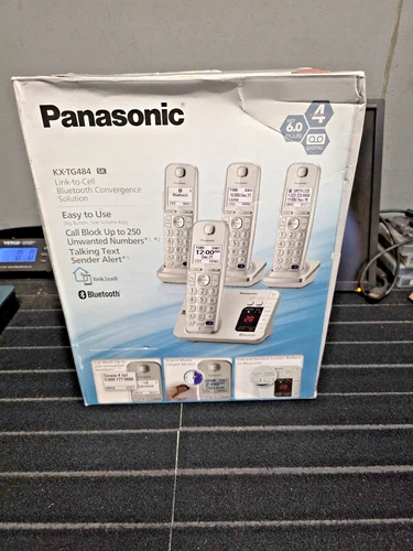 Panasonic KX-TG484 SK Link to Cell 3-Handset Wireless Handset Phone