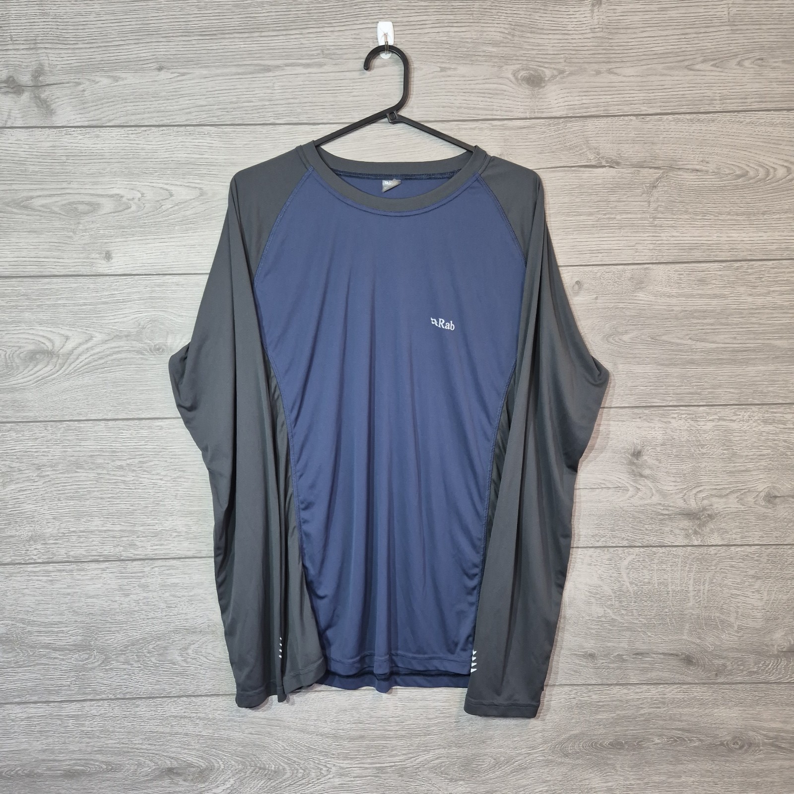 Rab Long Sleeve Aeon Tee T Shirt Mens 2XL Blue Lightweight UPF Base Layer