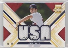 2019 Elite Extra Edition USA National Team Materials Gold 86/99 Casey Mize 0sw9