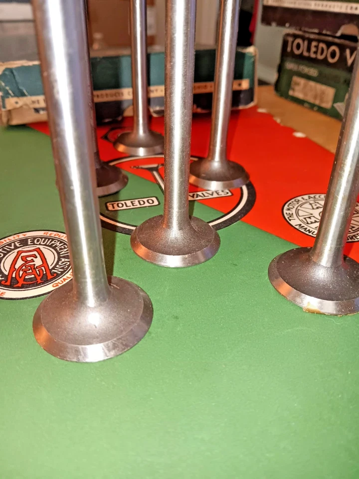 (6) VÁLVULAS DE ADMISSÃO 1941 1942 NASH 4140 4240 AMBASSADOR 600 172.6 6 CILINDROS - Imagem 4 de 4