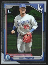 2024 Bowman Chrome Prospects Elias Medina #BCP-183 JW1-5