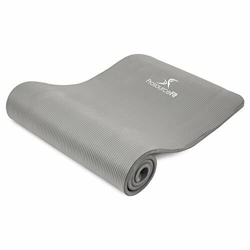 ProsourceFit Extra Thick Yoga and Pilates Mat &frac12;&rdquo; (13mm), 