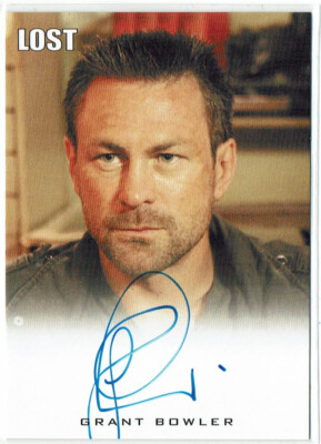 Lost Archives 2010 Auto Autograph Card Grant Bowler as Captain Gault