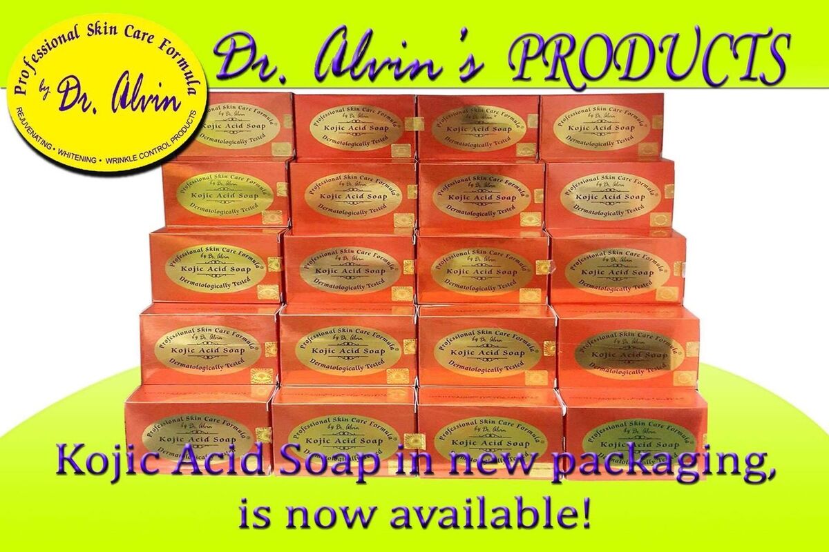 Dr. Alvin PSCF Kojic Acid Soap Whitening Bar Soap 135grams 100% Authentic