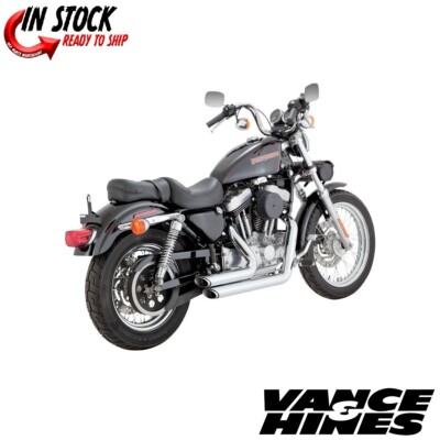 ファラオ　Vance&Hines Short Shots スポーツスター Vance & Hines Chrome Shortshots Staggered Exhaust for 2014