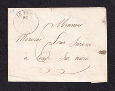 [Marcophilie] - Le Faou / Rennes / Caen / Condé-sur-Noireau - 1847 - TBE