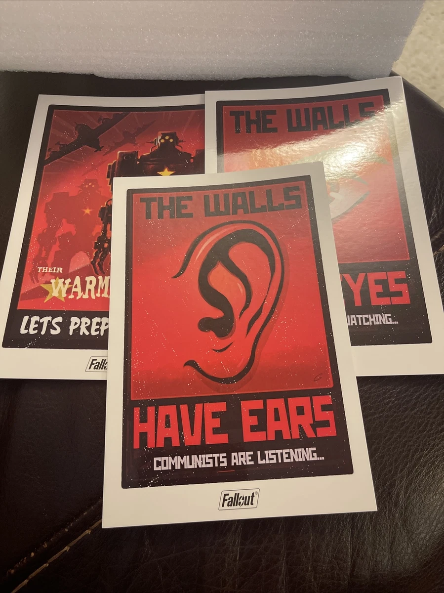 Fallout 4 76 GREAT WAR 3 Pre-War Propaganda Lithographs only | eBay