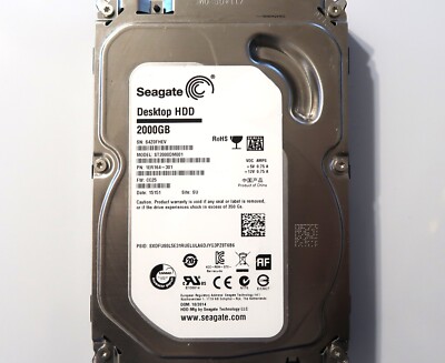 Seagate ST2000DM001 1ER164-301 CC25 SU China (S4Z0) 3.5'' 2.0TB Sata 10/2014