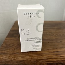 BEEKMAN 1802 Milk Stick Invisible Deodorant 2.5oz NIB