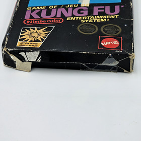 Kung Fu (NES) Mattel 5 Screw Variant - Canadian Hangtab Box - Tested Ex Rental
