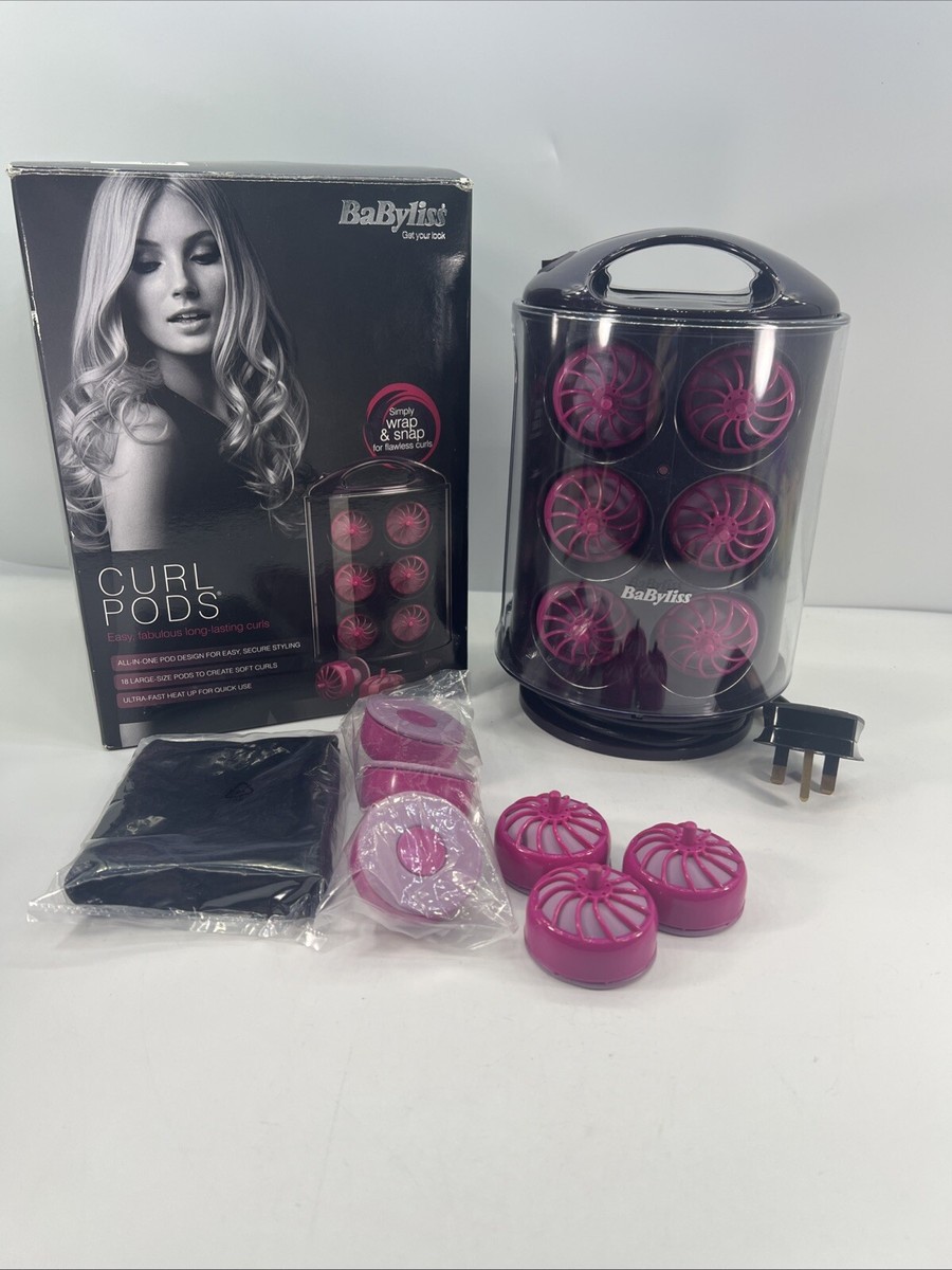 Purple Babyliss Heated Curlers BaByliss 3045BU Thermo Ceramic Hair