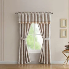 Veratex Brielle 84x84 4pc Rod Pocket Panel Set