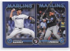 2024 Topps Update Jhonny Pereda / Emmanuel Ramirez RC #US185 Royal Blue