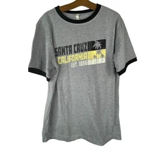 Ouray Essential Ringer Short Sleeve TShirt Santa Cruz California Size Large NEW