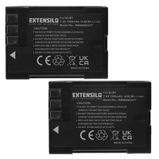 2x Batteria per Olympus E-30 E-300 E-330 E-510 E-1 E-3 E-500 E-520 1900mAh 7,4V